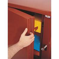Armoire &agrave; tablettes Jobsite, Acier, 47,5 pi³, Rouge Distribution Jean Lapalme