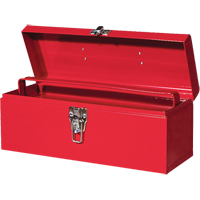 ATB100 Portable Tool Box with Metal Tool Tray, 6" D x 16" W x 6-1/2" H, Red Distribution Jean Lapalme