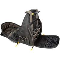 Techgear 53-Pocket Tool Backpack, 16" L x 13-1/4" W, Black, Polyester Distribution Jean Lapalme