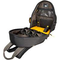 Techgear 53-Pocket Tool Backpack, 16" L x 13-1/4" W, Black, Polyester Distribution Jean Lapalme