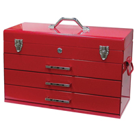 Coffre &agrave; outils, 9-3/5" P x 21-3/10" la x 14-1/2" h, Rouge Distribution Jean Lapalme