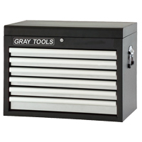 Top Chest - 6 Drawers, 26" W, 6 Drawers, Black Distribution Jean Lapalme