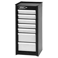 Armoire compl&eacute;mentaire, 7 tiroirs, 14-3/4" la x 18" p x 33,34" h, Noir Distribution Jean Lapalme