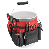 Bucket Organizer Bag, 10" L x 10" W x 13-1/2" H, Nylon, Red Distribution Jean Lapalme
