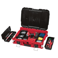Packout Tool Box, 22" x 16" x 7", Black/Red Distribution Jean Lapalme