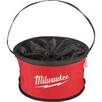 Parachute Organizer Bag, 11-4/5" L x 11-4/5" W x 11" H, Nylon, Black/Red Distribution Jean Lapalme