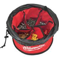 Parachute Organizer Bag, 11-4/5" L x 11-4/5" W x 11" H, Nylon, Black/Red Distribution Jean Lapalme