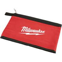 &eacute;tui avec fermeture &agrave; glissi&egrave;re, Toile, 1 pochettes, Noir/Rouge Distribution Jean Lapalme