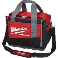 Sacs &agrave; outils Packout, Nylon balistique, 2 pochettes, Noir/Rouge Distribution Jean Lapalme
