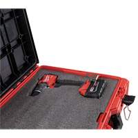 Coffre &agrave; outils avec partitions ajustables Packout, 20-7/10" x 15-1/5" x 6-1/5", Noir/Rouge Distribution Jean Lapalme