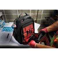 Packout Backpack, 15-3/4" L x 11-4/5" W, Black/Red, Ballistic Distribution Jean Lapalme
