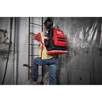 Packout Backpack, 15-3/4" L x 11-4/5" W, Black/Red, Ballistic Distribution Jean Lapalme