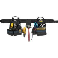 Electrician's Tool Belt, Polyester, Black Distribution Jean Lapalme