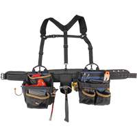 Deluxe Tool Belt, Polyester, Black Distribution Jean Lapalme