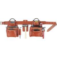 Deluxe Tool Belt Combo, Leather, Tan Distribution Jean Lapalme