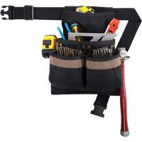 Small Deluxe Tool Belt, Polyester, Black Distribution Jean Lapalme