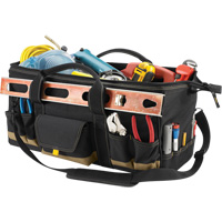 MEGAMOUTH Tool Bag, Polyester, 32 Pockets, Black Distribution Jean Lapalme