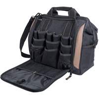 Multi-Compartment Tool Carrier, Polyester, 33 Pockets, Black Distribution Jean Lapalme