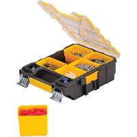 Organisateur de format moyen PRO, 4-1/2" la x 10-1/4" p x 13-3/5" h, Noir/Jaune Distribution Jean Lapalme