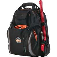 Arsenal&reg; 5843 Tool Backpack, 13-1/2" L x 8-1/2" W, Black, Polyester Distribution Jean Lapalme