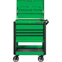 EX Deluxe Series Tool Cart, 4 Drawers, 22-7/8" L x 33" W x 44-1/4" H, Green Distribution Jean Lapalme