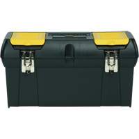 Coffre &agrave; outils avec plateau de s&eacute;rie 2000, 24" la x 11-1/4" p x 11" h, Noir/Jaune Distribution Jean Lapalme