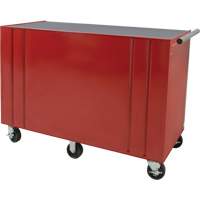 Chariot &agrave; outils industriel, 12 tiroirs, 56" la x 24-1/2" p x 38-1/8" h, Rouge Distribution Jean Lapalme