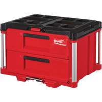 Boîte &agrave; outils avec 2 tiroirs Packout, 16-1/3" x 14-1/3" x 22-1/5", Rouge Distribution Jean Lapalme