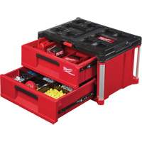 Boîte &agrave; outils avec 2 tiroirs Packout, 16-1/3" x 14-1/3" x 22-1/5", Rouge Distribution Jean Lapalme