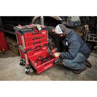 Boîte &agrave; outils avec 3 tiroirs Packout, 16-1/3" x 14-1/3" x 22-1/5", Noir/Rouge Distribution Jean Lapalme