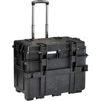 Coffre &agrave; outils militaire mobile avec tiroirs, 8 tiroirs, 22-4/5" la x 15" p x 18" h, Noir Distribution Jean Lapalme