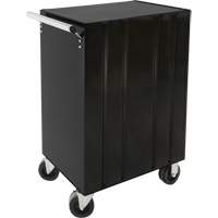 Industrial Tool Cart, 3 Drawers, 29-4/5" W x 21-1/5" D x 38-4/5" H, Black Distribution Jean Lapalme