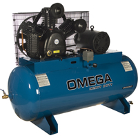 Industrial Series Air Compressors - Horizontal Compressors - Two Stage, 100 Gal. (120 US Gal) Distribution Jean Lapalme