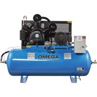 Industrial Series Air Compressors - Horizontal Compressors - Two Stage, 200 Gal. (240 US Gal) Distribution Jean Lapalme