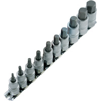 HSW3812-10M Metric Bit Socket Set, Hex, 1/2"/3/8" Drive, 10 Pcs Distribution Jean Lapalme
