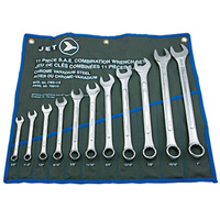 11-Piece SAE Raised Panel Combination Wrench Set, Combination, 11 Pieces, Imperial Distribution Jean Lapalme