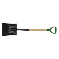 Pelle carr&eacute;e, Bois, Lame Acier durci, Manche en Prise en D, Longueur 29" Distribution Jean Lapalme