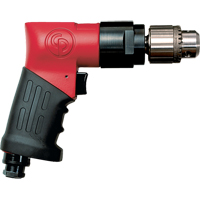 Perceuses non r&eacute;versibles, 21 pi³/min, 1/4" NPTF, 89 dBA, 3/8" mandrin, Avec cl&eacute; Distribution Jean Lapalme