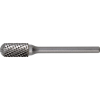 Fraises au carbure solide - Forme cylindrique avec embout sph&eacute;rique CLEVELAND, , 1/8" dia., 9/16" profondeur de la coupe Distribution Jean Lapalme