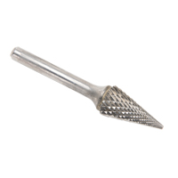 Fraises au carbure solide - Forme conique pointue CLEVELAND, SM-5, 1/2" dia., 1/4" Tige, 22,2 mm Prof. de la coupe Distribution Jean Lapalme