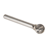 CLEVELAND Solid Carbide Burrs - Ball Shape, 1/4" Shank Distribution Jean Lapalme