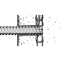 Rotary Rebar Cutters, 3/8", SDS-Plus Shank, Carbide Distribution Jean Lapalme