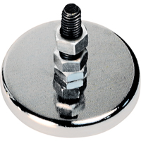 Aimants ronds &agrave; profil bas, dia. 1-1/4", Force de 7 lb Distribution Jean Lapalme