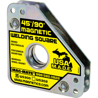 Magnetic Welding Squares, 3-3/4" L x 3/4" W x 3-3/4" H, 60 lbs. Distribution Jean Lapalme