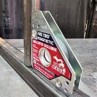 Magnetic Welding Squares, 3-3/4" L x 3/4" W x 4-3/8" H, 75 lbs. Distribution Jean Lapalme