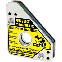 Magnetic Welding Squares, 3-3/4" L x 3/4" W x 4-3/8" H, 75 lbs. Distribution Jean Lapalme