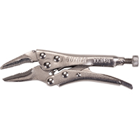 Locking Pliers with Wire Cutter, 4" Length, Long Nose Distribution Jean Lapalme