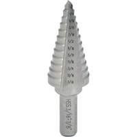 Foret &eacute;tag&eacute; progressif, 1/4" - 3/8", Incr&eacute;ments de 1/8", Acier rapide Distribution Jean Lapalme