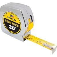 Ruban &agrave; mesurer Powerlock, 1" x 30', Marques de goujon Imp&eacute;rial Distribution Jean Lapalme