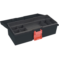 Coffre &agrave; outils robuste, 15" la x 7" p x 5-1/2" h, Noir Distribution Jean Lapalme